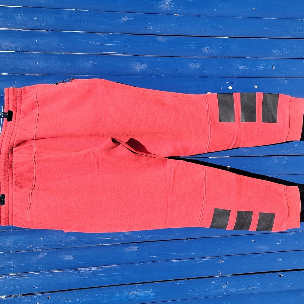 Mens Red Jogger Pants - Picture 6 of 6